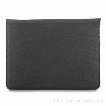 Leather Case in Various Colors, For iPad2, High-end Microfiber Lining, OEM Services are Provided